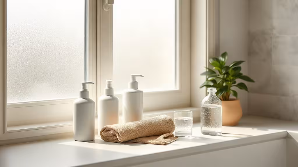 Soins doux et environnement apaisant pour une barrière cutanée abîmée.