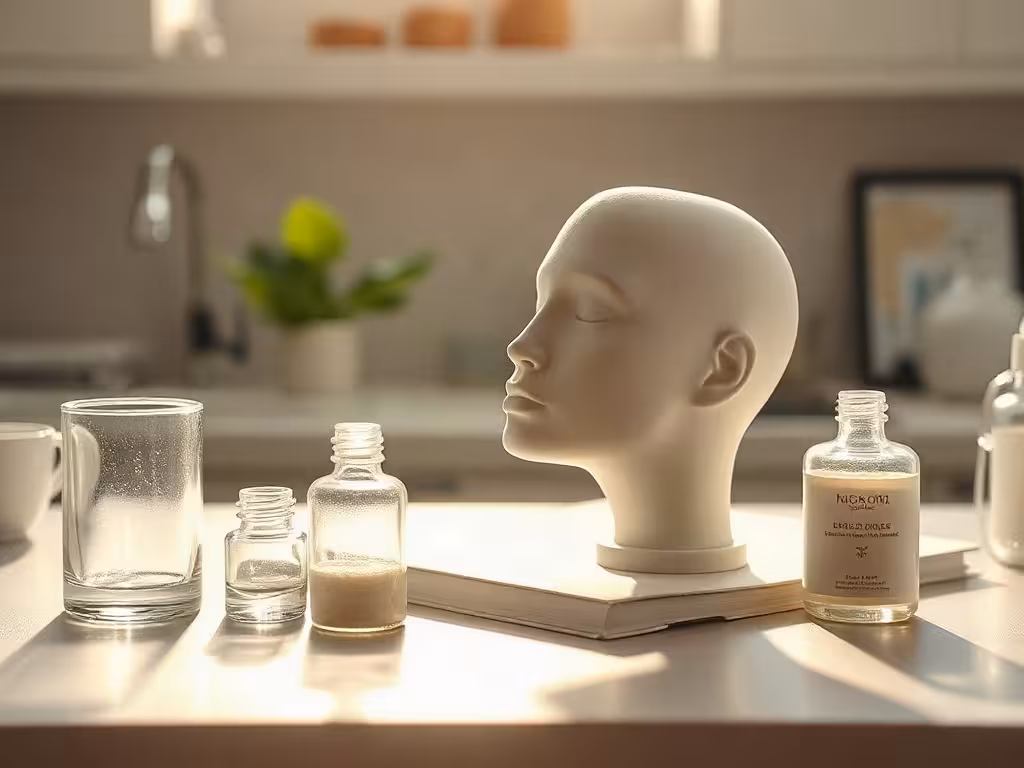 Objets éditoriaux qui illustrent les différentes familles de biostimulateurs du visage étudiées.
