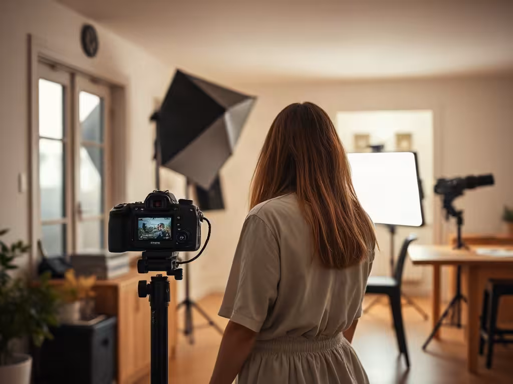Comparaison entre masque LED visage domestique et appareil professionnel plus imposant.